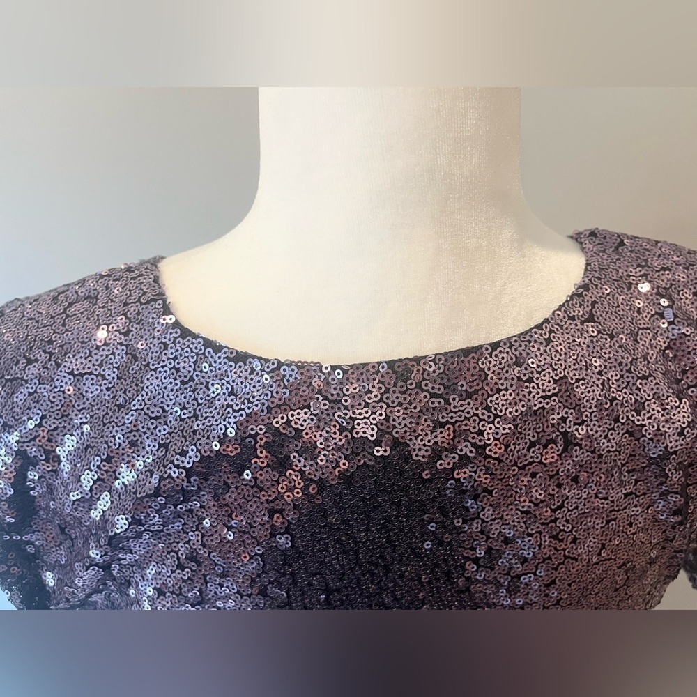 Lulus Light Up The Night Lavender Sequin Shift Cocktail Dress Size Small - Picture 6 of 8